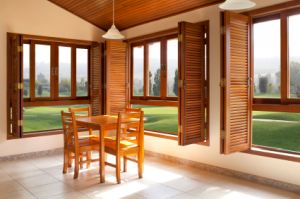 french door style shutters